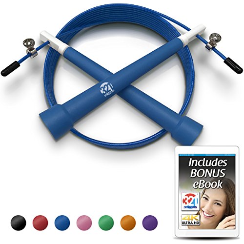 321 STRONG Plastic Jump Rope - Great Cardio Workout for Men, Women, and Kids