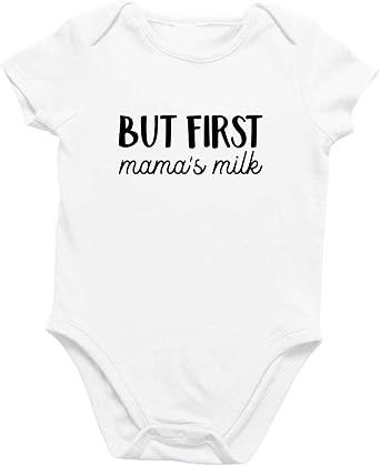 Printique Organic Cotton Baby Onesie - Infant Bodysuit, Soft Breathable Newborn Outfit, Unisex Baby Clothes, Snap Closure
