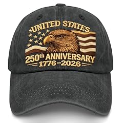 United States 250th Anniversary Hat, 1776-2026 American Eaglessallblack5