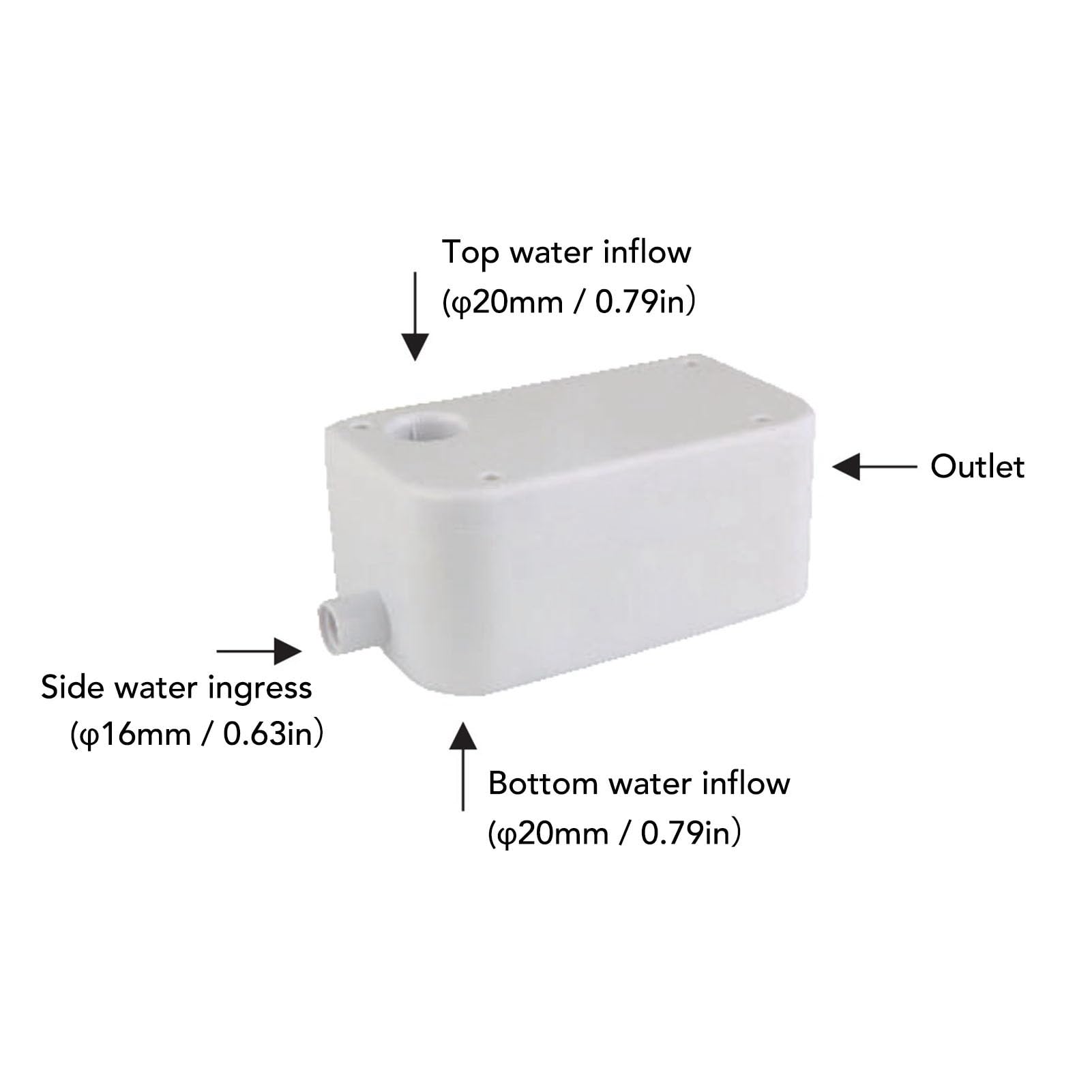 Bomba de Drenaje de Condensación Automática Ultra Silenciosa 50L/H para Aires Acondicionados y Unidades Fan Coil 220VAC Diseño Compacto