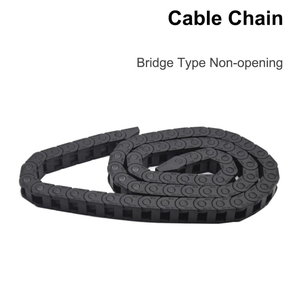 Cadena portacables, Tipo tamaños múltiples del cable de remolque transmisión sin apertura puente cadena arrastre for la máquina(75mm,15x20 mm)