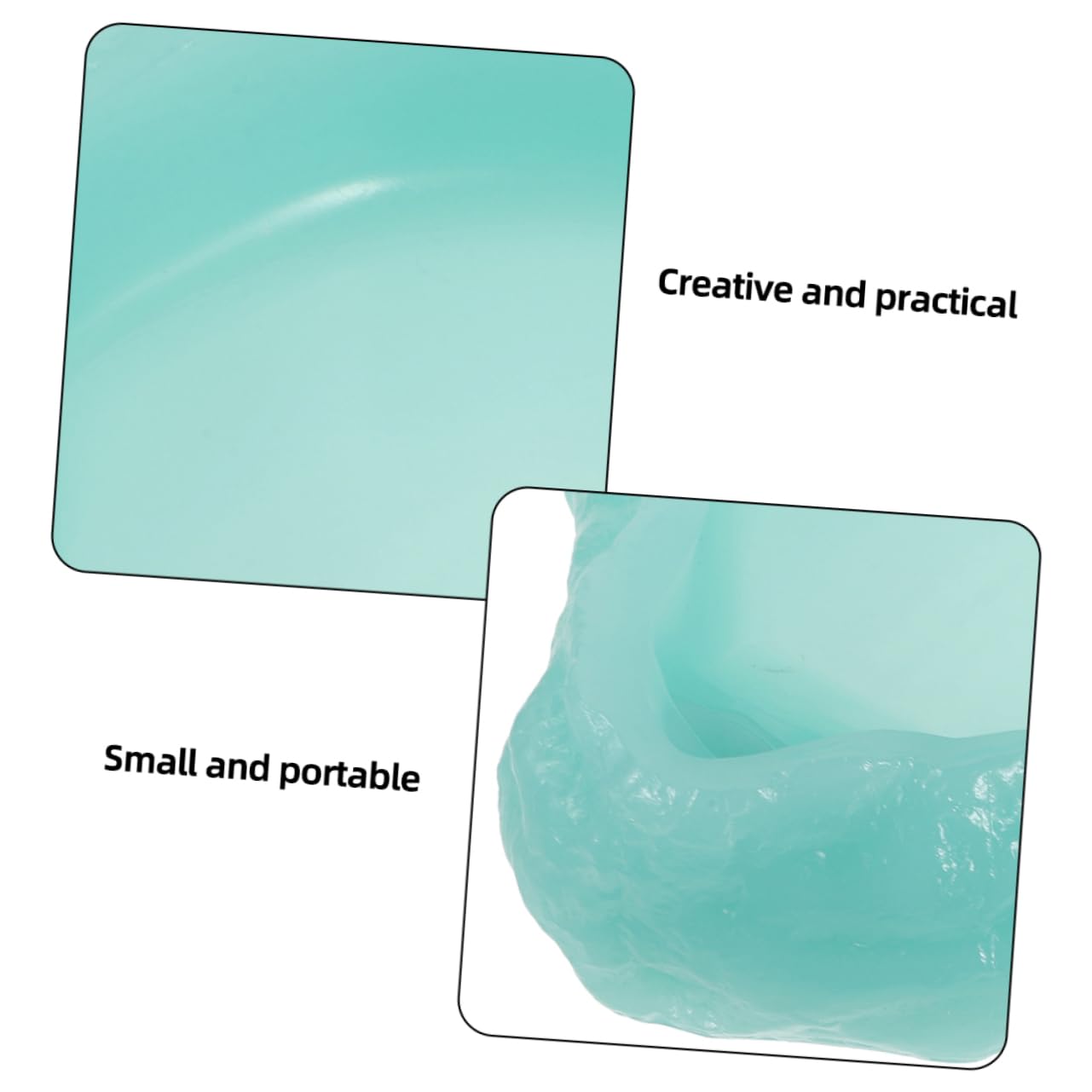 TOYANDONA 2 Ciotole per Rettili Luminescenti Resina per Tartarughe e Lucertole Design Antiscivolo e Resistente per Bevande e Accessori per Terrari