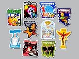 90's Alternative Rock Band Sticker Pack (10 Stickers) Set 16 Grunge alt pop Punk Retro Rock Vinyl Decal Waterproof Laptop Collectible Expressive Music Inspired Album Art Nostalgic subculture Gift