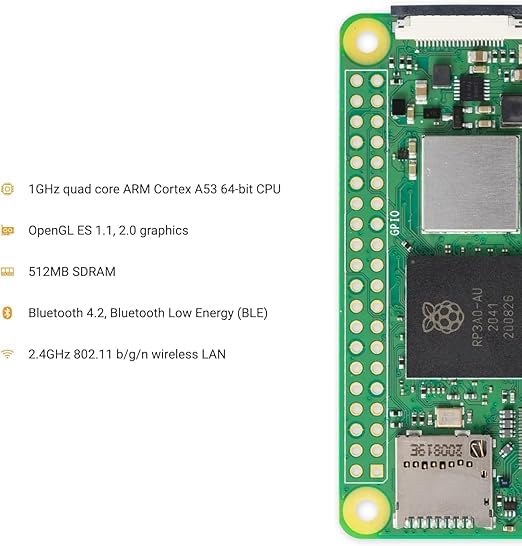 Image of Raspberry Pi Zero 2 W | Bluetooth, WiFi