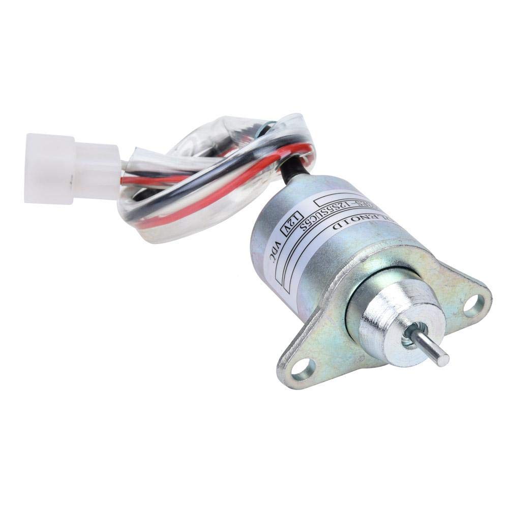 1503ES-12S5SUC5S 12 V Válvula solenoide de apagado de corte, Accesorios de excavadora de aptos para la válvula solenoide de cierre