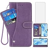Asuwish Compatible with CUBOT X30/Hafury GT20 Wallet Case and Tempered Glass Screen Protector...