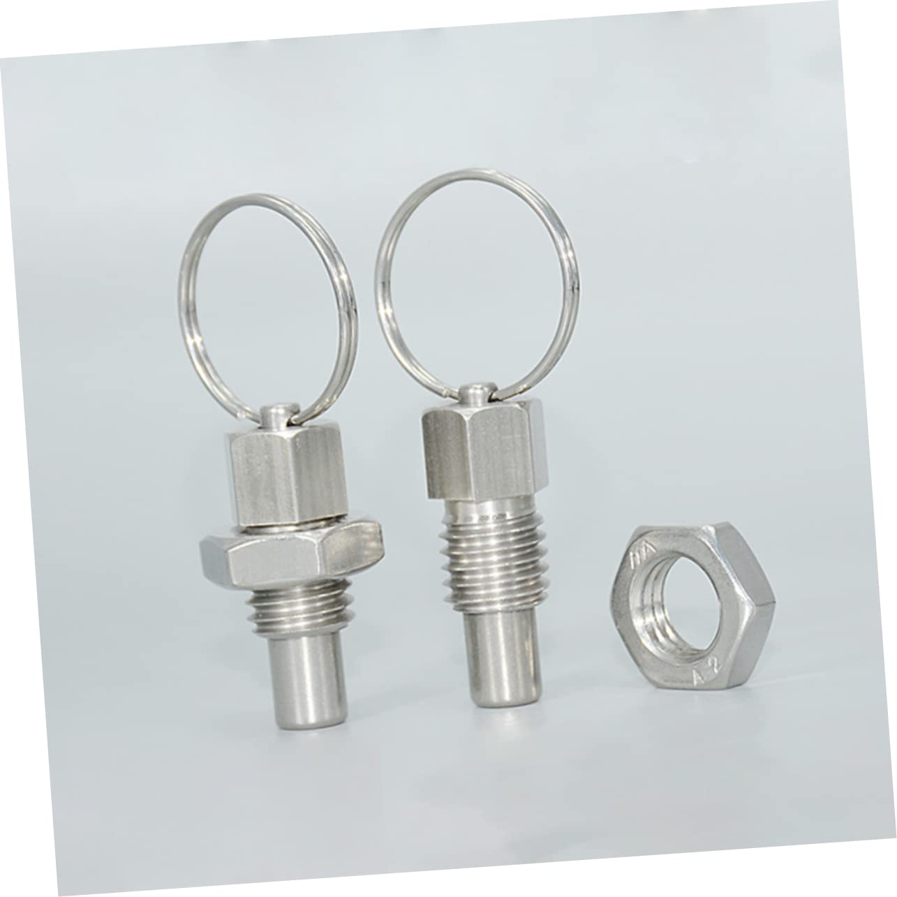Uonlytech 20pcs Spring Pin Locking Hitch Spring Plunger Catch Mechanical Accessories Bulk Pins Portable Easy Install Disassemble Used Industrial Electrical