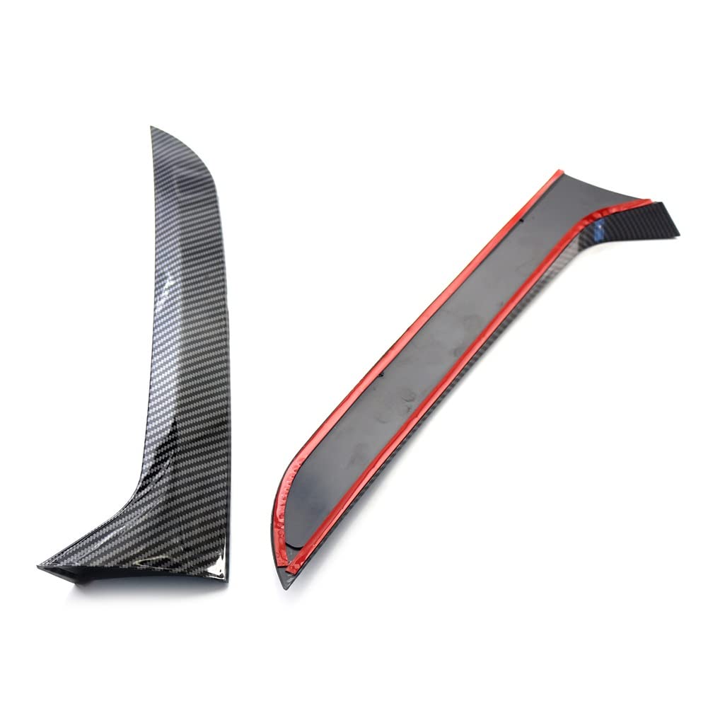 2pcs Car Rear Window Side Spoiler Canard Splitter Trim per VW per Tiguan MK1 2007 2008 2009 2010 2011 2012 2013 2014 2015 2016 Ala Spoiler Tetto Posteriore