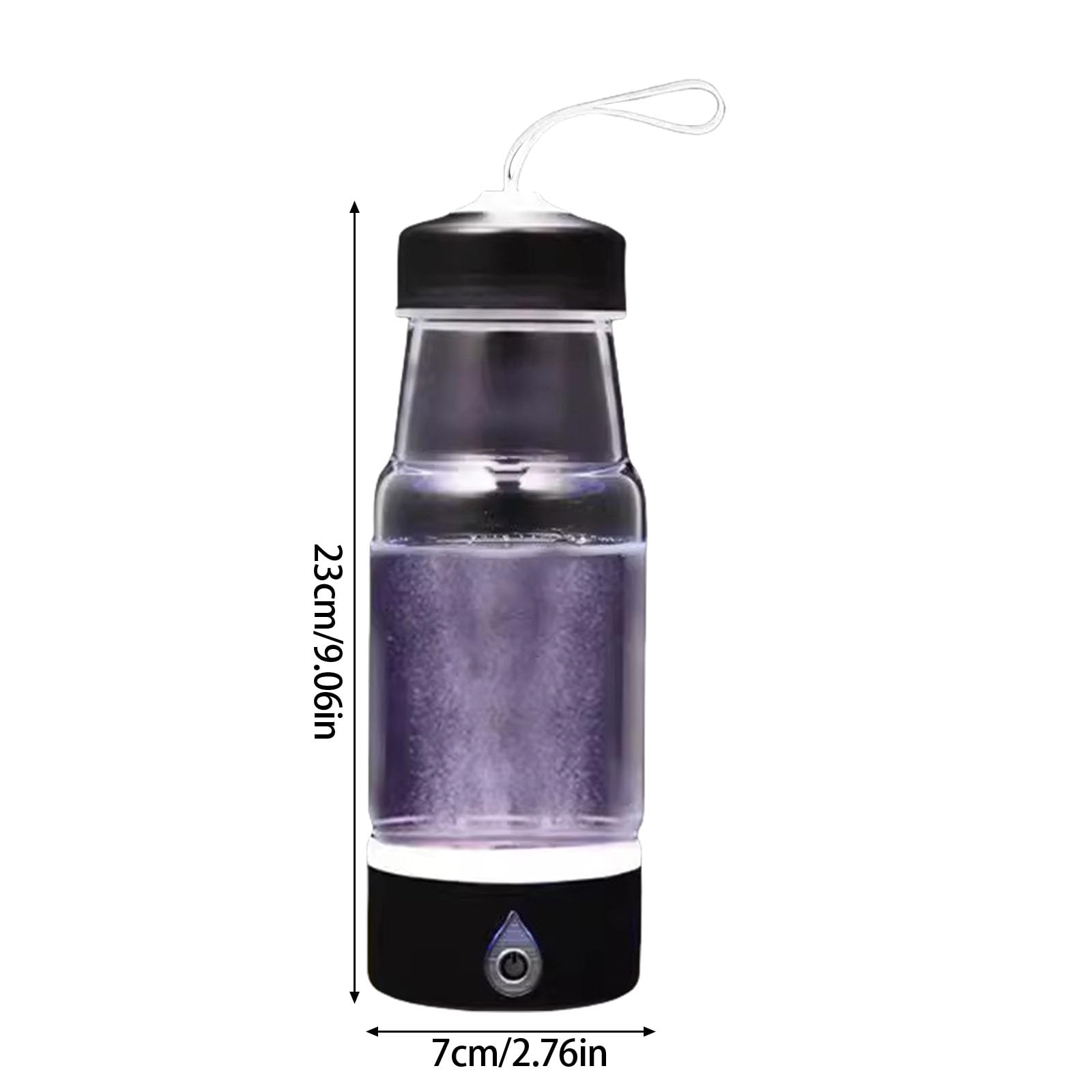 Ionizador recargable portátil de la botella de agua de los