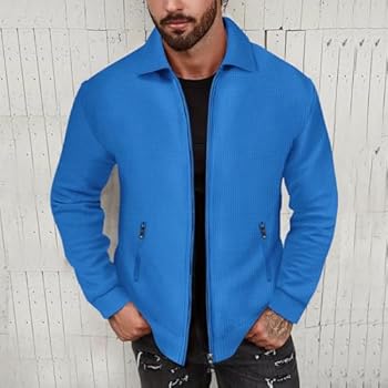 Veriliss 2-delige wafel zachte hoody's sweatsuit sets mannelijke trainingspak-set met doorlopende ritssluiting, trendy jasje pak zakelijke outfits, zwart, XXL