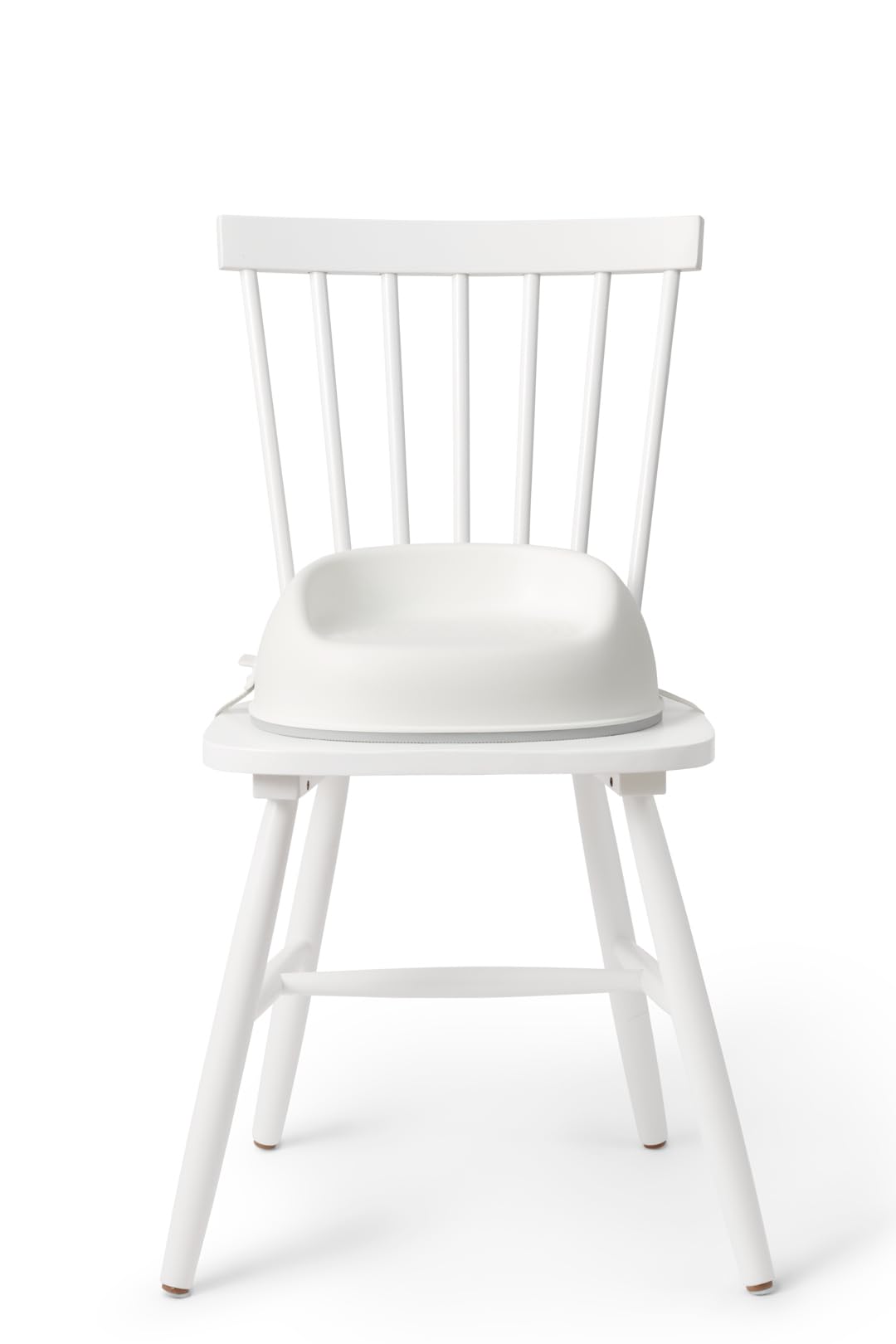 Bundle of BabyBjörn Coffret Repas Bébé lot de 5, Rose pastel + Rehausseur de Chaise, Blanc