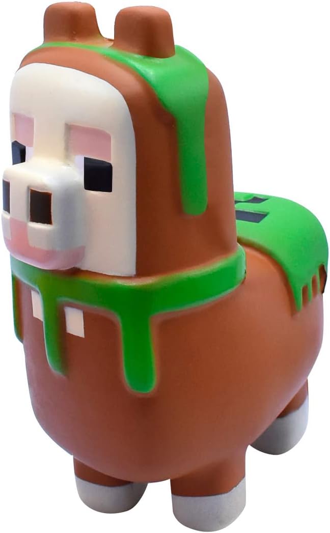 Minecraft Mega SquishMe Series 2 – Llama – 6″ Scented Slow‑Rise Squishy Toy