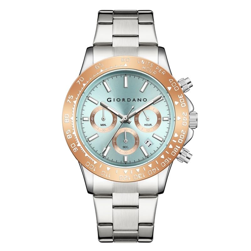 giordano Premium Multifunctional Wrist Watch for Men with Stainless Steel Strap and Luminescent Hands - GZ-50116-picture-7