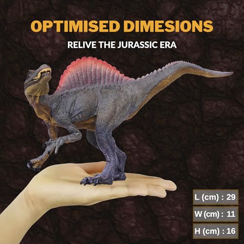 Image of Spinosaurus Toy Dinosaur Action Figure, Realistic Spinosourus Dinosaurs Toys for Kids, Spinosaurus Dinosaur Toy for Play and Display, Jurassic Dino Toys for Boys & Girls (Spinosaurus)