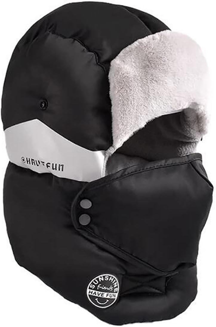 Winter Hat for Men Women Trapper Ushanka Hat Ear Fap Russian Warm Faux Fur Snow Ski Hat Trooper Aviator Hat Eskimo Hat Cap