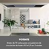 Klarstein-High-Line-Campana-extractora-de-techo-Campana-bajo-mueble-o-encastrable-Marco-ancho-90-cm-Vidrio-satinado-75-W-3-niveles-potencia-Potencia-extraccion-410-mh-2-luces-led-4-W-Negro