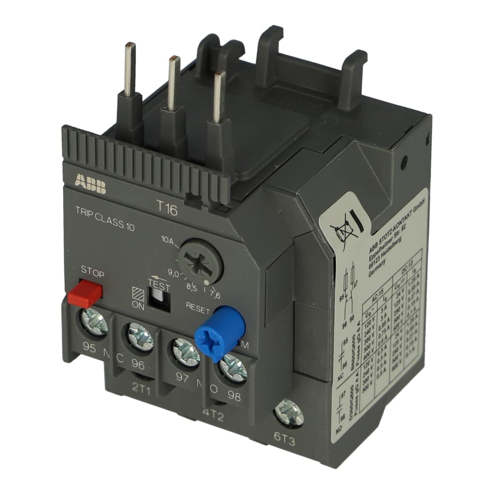 T16-10 Thermal relay Series AF Leads screw terminals 7.6÷10A ABB