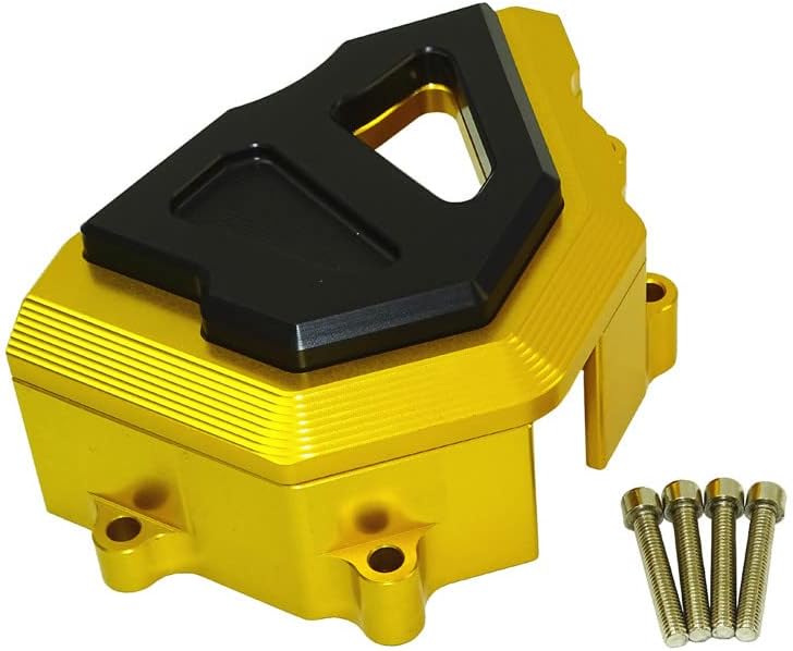 Front Sprocket Chain Guard Cover Left Side Engine For Kawasaki Z900 2017 2018 2019 2020 2021 (Gold)