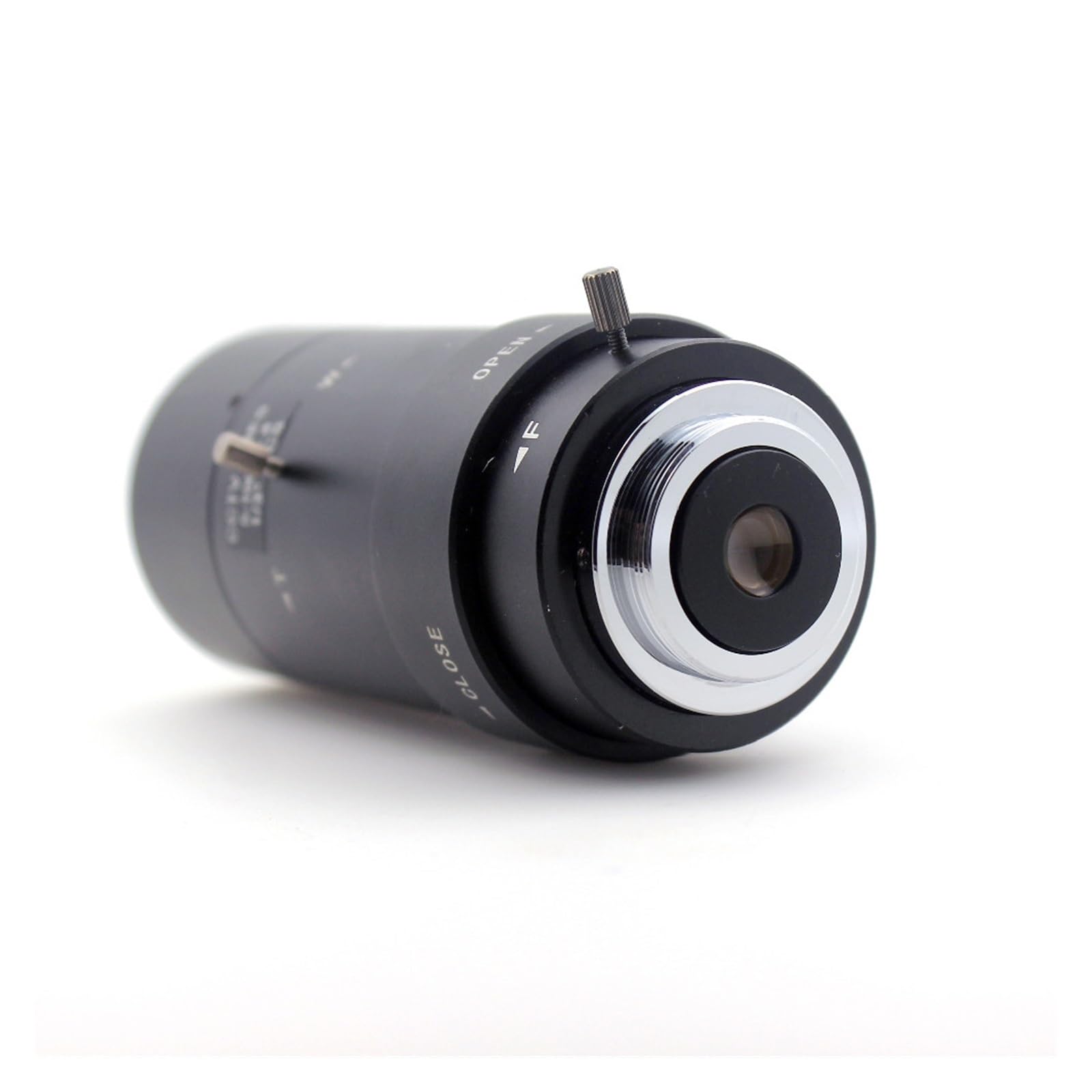 Lente de Microscopio, Lente CS F1.8 de 5-100mm, Zoom Varifocal 1/3 ", Lente Iris Manual for cámara Seguridad CCTV, Industrial, microscopio