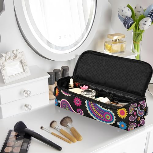 Bolsa de viaje para herramientas de cabello con estera resistente al calor y organizador desmontable para planchas, rizadores y accesorios miniatura 7