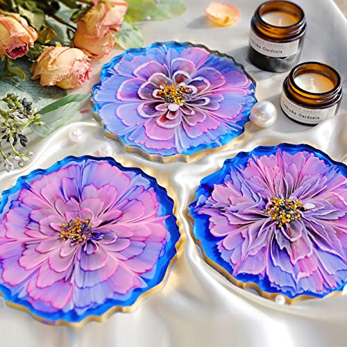 Let'S Resin E4-YXBD-K Geode Resin Coaster Molds thumb #2