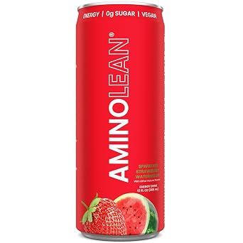 AminoLean Sugar Free Energy Drink with Natural Green Tea + BCAA Amino Acids