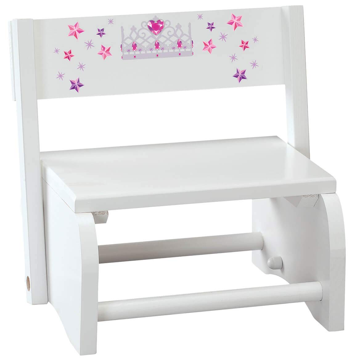 Children's White Princess Step Stool