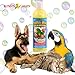 King's Cages Feather Shine Pet Shampoo 17oz with Aloe Vera Gel for Birds Dogs Cats Cleans Feathers Fur and Skin Reduces Itching Irritation (Pack of 2)
