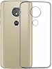 Microcase Motorola Moto E5 Ultra İnce 0.2 mm Soft Silikon Kılıf - Şeffaf