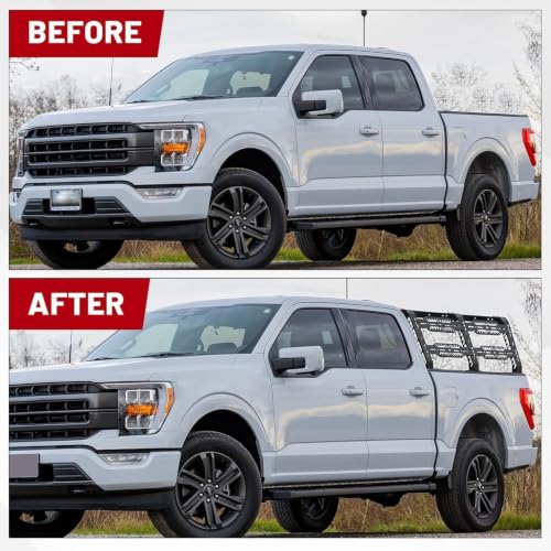 Image of 22.5 inch High Overland Truck Bed Rack for Full-Size Trucks
