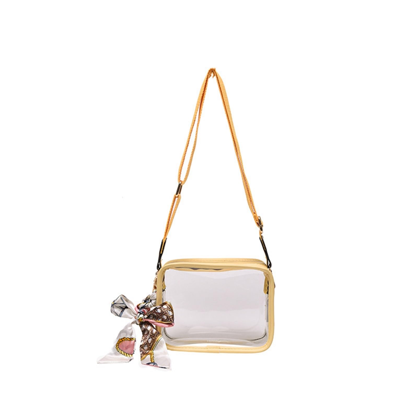 Bolso bandolera transparente con cartera interna para proteger tus objetos 6