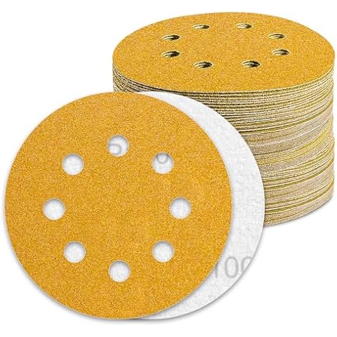 Awutzut 100 Grit Sanding Discs for Orbital Sander Cover