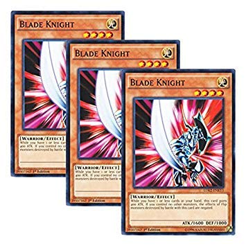 Amazon.co.jp: 【 3枚セット 】遊戯王 英語版 LDK2-ENK13 Blade Knight 