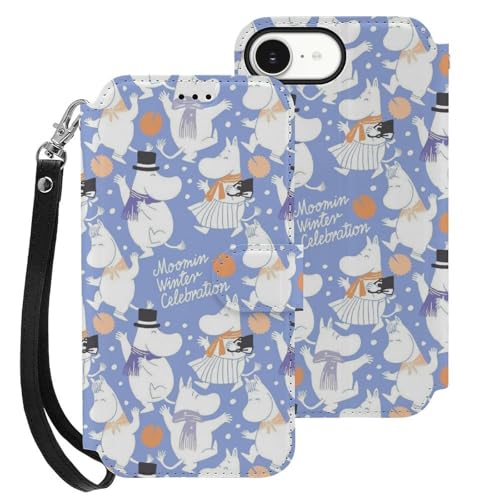 For ���[�~�� �Ή� iPhone 16E/17E iPhone SE4�X�}�[�g�t�H���P�[�X �蒠�^ ����PU���U�[ ���u���X�^���h�@�\�t�� �J�[�h�X���b�g �X�g���b�v�t�� ���z�^ �}�j���A���� �J�[�h���[ ��G�肪�悢 �}�O�l�b�g�� �|�����z���� M