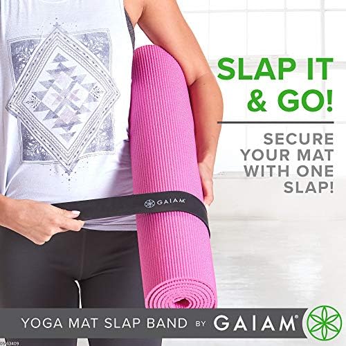 Amazon Gaiam ヨガマットストラップスラップバンド マットをしっかりと巻いて安全に保ちます。ほとんどのサイズのマットに