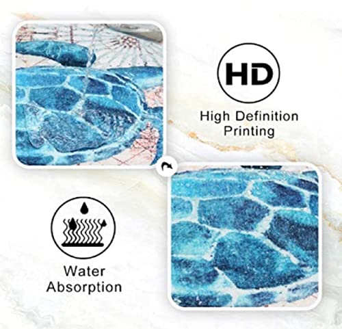 Badezimmer Badematte 3 Teilig Set,3D Delfin Saugfähige Teppich,WC-Deckelbezug,U-Förmige Matte 3-Teiliges Badezimmer Set – Bild 6