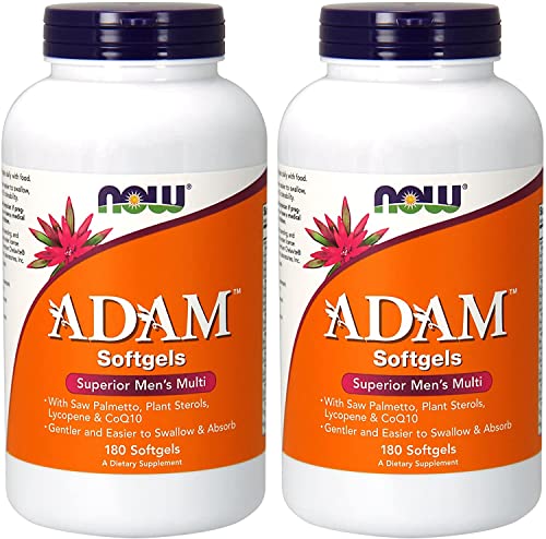 Image of Now Foods ADAM Men's Multiple Vitamin, 180 Softgel (2 Pack)
