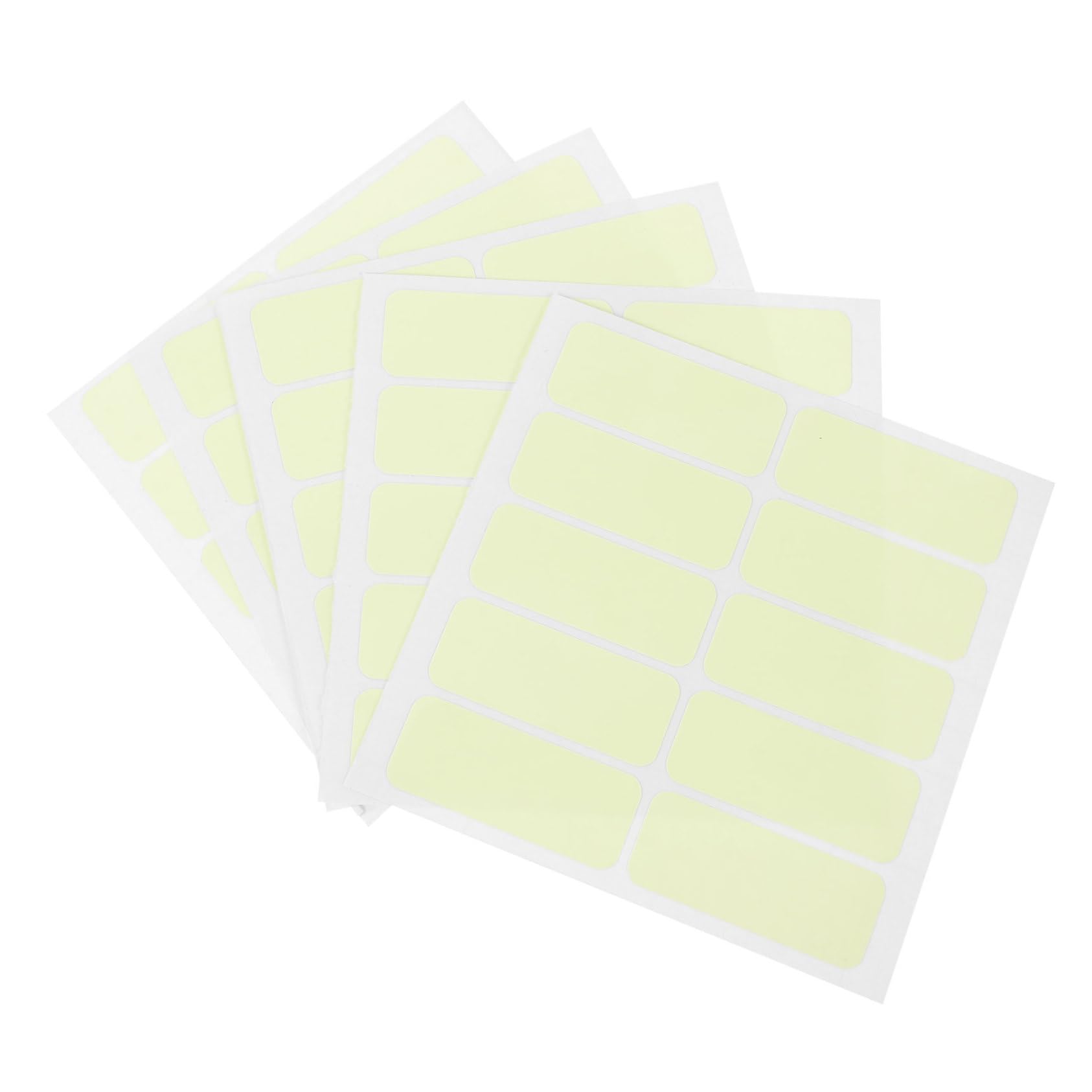 Pegatinas luminosas para interruptores Operitacx de PVC con 5 hojas que brillan en la oscuridad