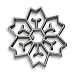 Honey-Can-Do 7130 2-In-1 Snowflake Rosette Iron