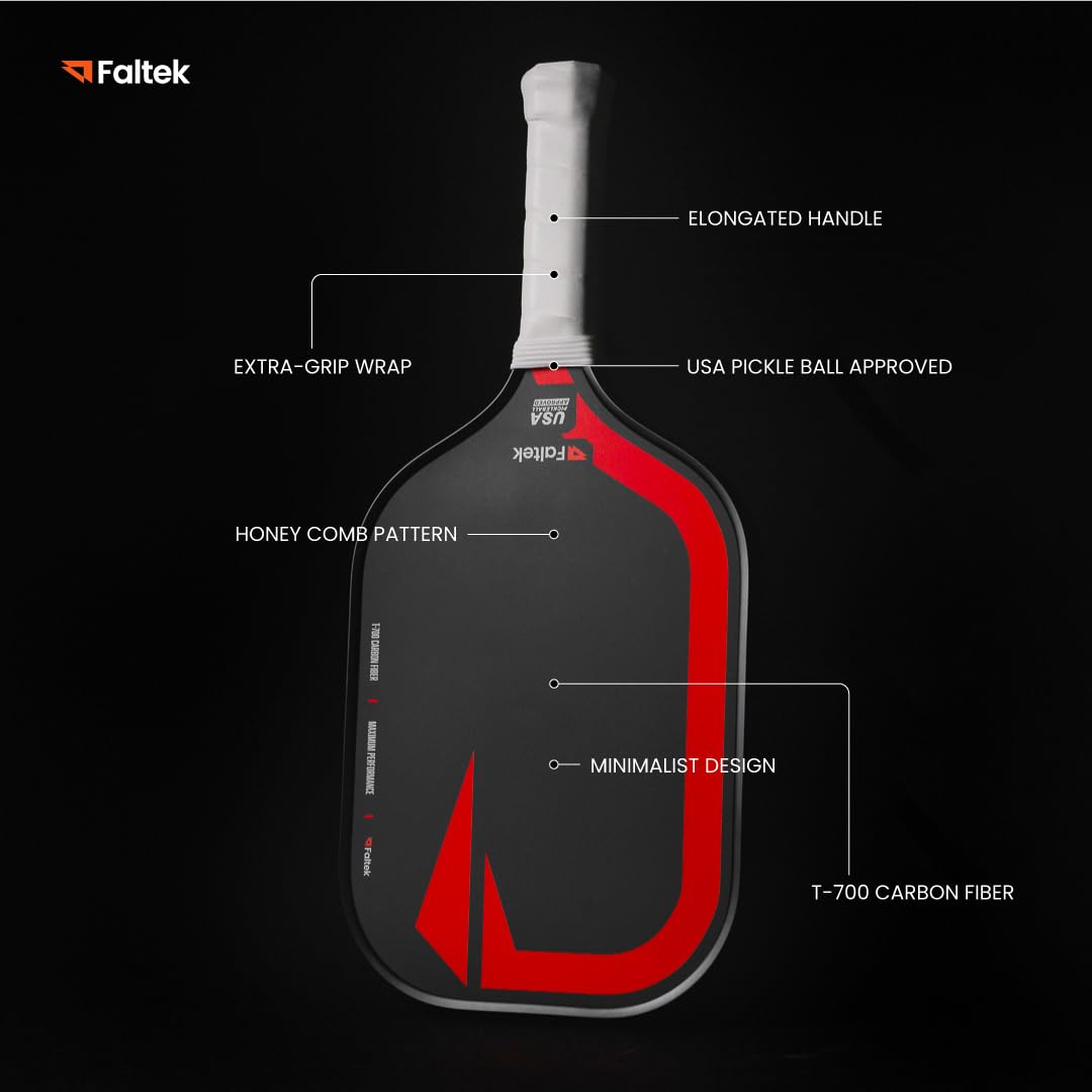 Pickleball Paddles - Lightweight Pickleball Paddle for Adults - Durable Racket - Pickleball Equipment for Beginners & Advanced Players - Pickleball Rackets - by Faltek