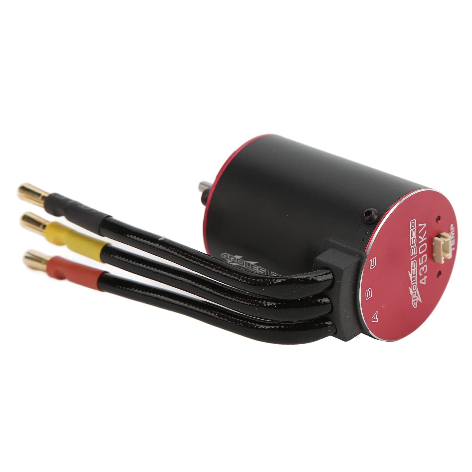3650 4350KV Bezszczotkowy silnik bezszczotkowy 4 naddźwiękowy silnik z portem czujnika temperatury dla samochodu RC 1/8 1/10
