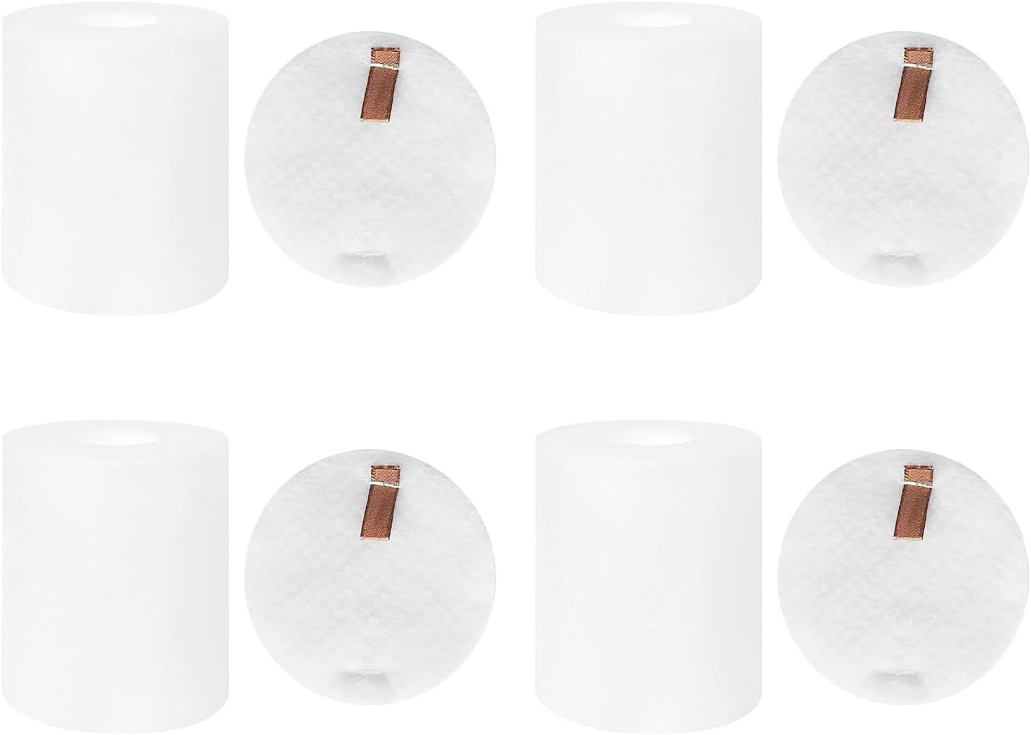 Vacuum Cleaner Replacement Part Kit Compatible with Shark AI AV2501S AV2501AE RV2502AE RV2520AOUS AV2510AOUS(3 HEPA Filter, 8 Side Brush, 2 Base Filter, 1 Primary Filter,1 Foam & Felt Filter)