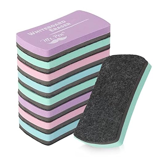 Mr. Pen- White Board Erasers, 8 Pack, Pastel Colors, Magnetic Dry Erase Erasers, Dry Erase Board Erasers, Magnetic Whiteboard Eraser, Dry Erasers for White Board, Magnetic Whiteboard Erasers