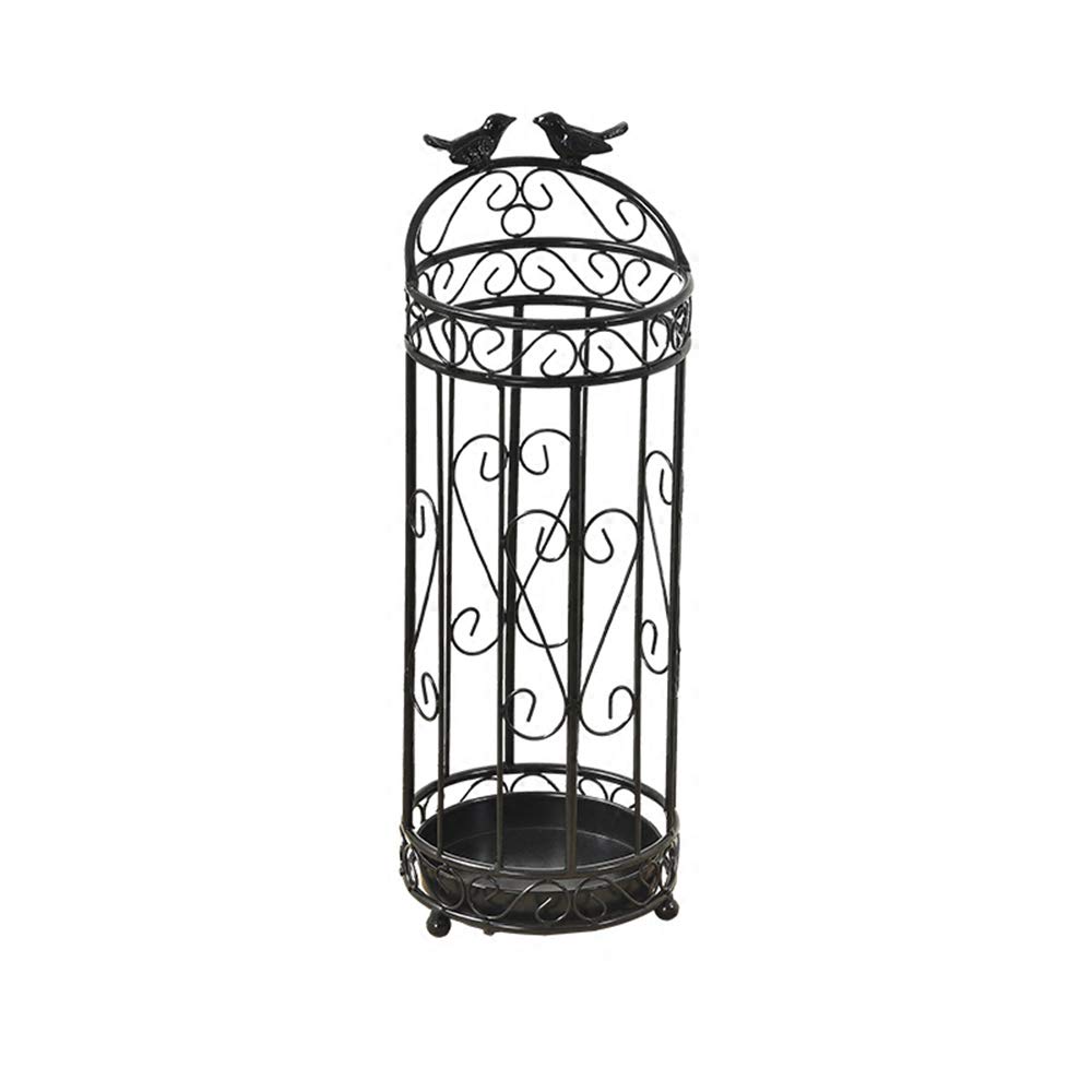 XDLEDMKIZ Umbrella stand for home, umbrella bucket in hotel lobby, umbrella stand, iron umbrella storage rack, black umbrellas