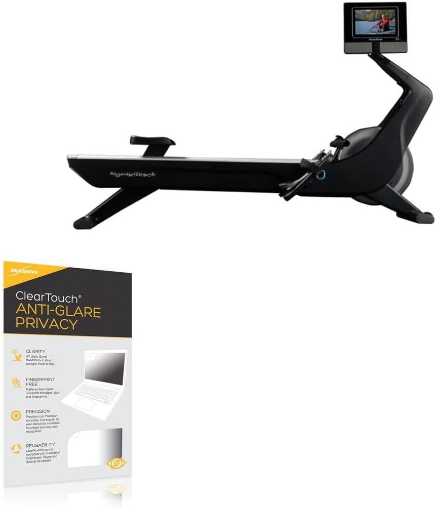 BoxWave Screen Protector Compatible with NordicTrack RW700 Rower NTRW15123 – ClearTouch Anti-Glare Privacy (2-Pack), Privacy Screen Protector Flexible Film Anti-Glare