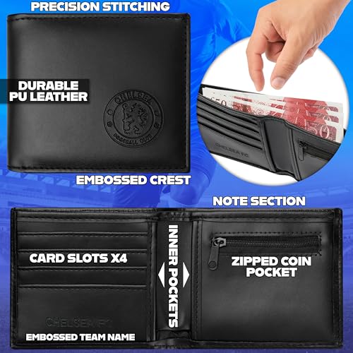 Chelsea F.C. Wallet and Accessories Set Supporters’ Gear - Soccer Gifts for Men4