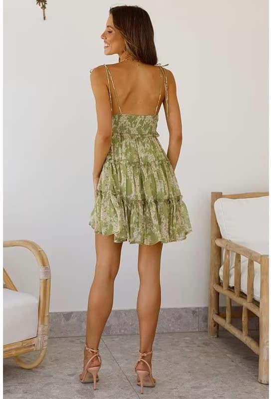 Floral Dress for Women Cute Summer Dresses for Women 2026 Flower Dresses Mini Dress - Image 2