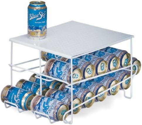 Organized Living 24 Can Beverage Dispenser - White