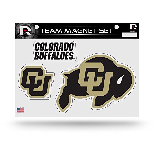 Rico Industries NCAA Colorado Buffaloes Die Cut Team Magnet Set Sheet, 8.5 x 11-