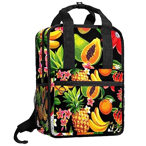 Sac à dos garçon imprimé fruits colorés idée cadeau utile pour la rentrée